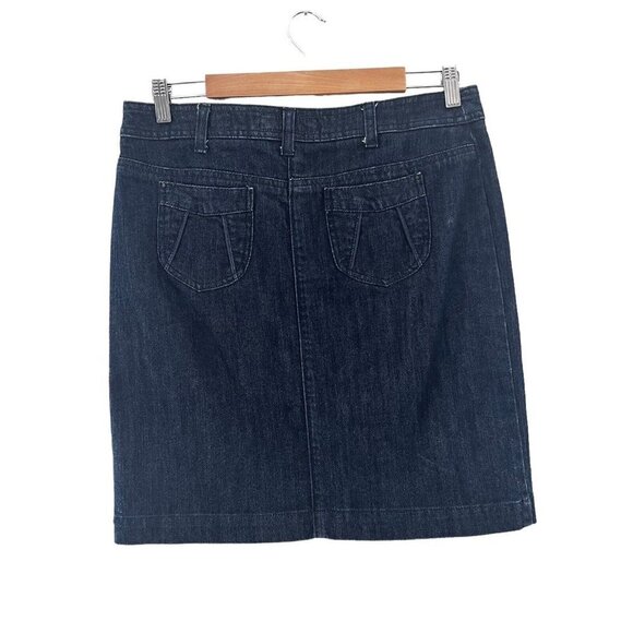 Anthropologie Pilcro And The Letterpress Denim Button Down Skirt Women’s Size 29 - Picture 2 of 12